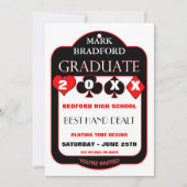 Afstuderen-Uitnodiging -KOPER/KAART-ONTWERP - 20XX Kaart (Voorkant)