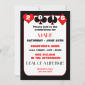 Afstuderen-Uitnodiging -KOPER/KAART-ONTWERP - 20XX Kaart (Achterkant)