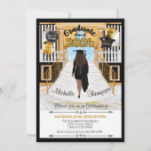 Afstuderen Uitnodiging Latijns-Amerikaanse Vrouw (Voorkant)