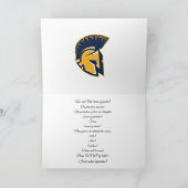 Afstuderen-uitnodiging met 4 afbeeldingen bedankkaart (Binnen)