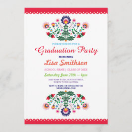 Afstuderen Uitnodiging Party Fiesta Mexicaanse Uit