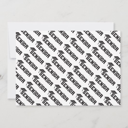 Afstuderen Uitnodiging - Senior 2025 (Achterkant)