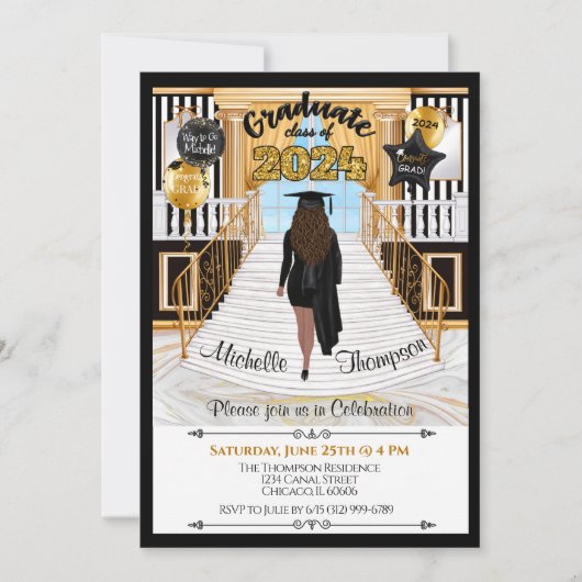 Afstuderen Uitnodiging Spuit (Voorkant)