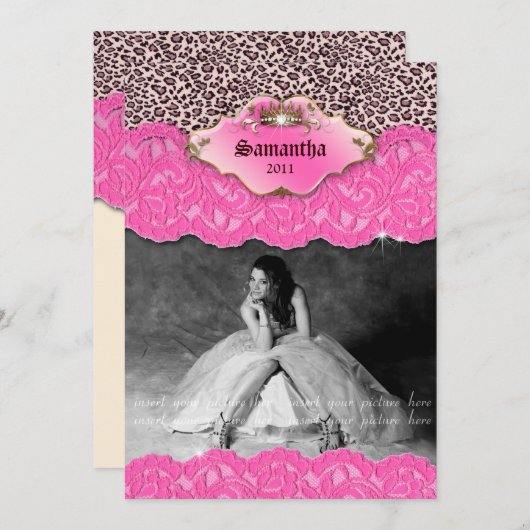 Afstuderen Uitnodiging tot bekendmaking (Voorkant / Achterkant)