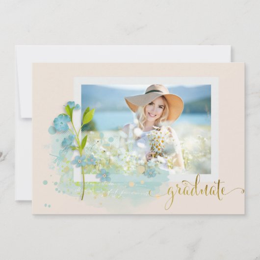 Afstuderen Uitnodiging tot opening van het (Voorkant)