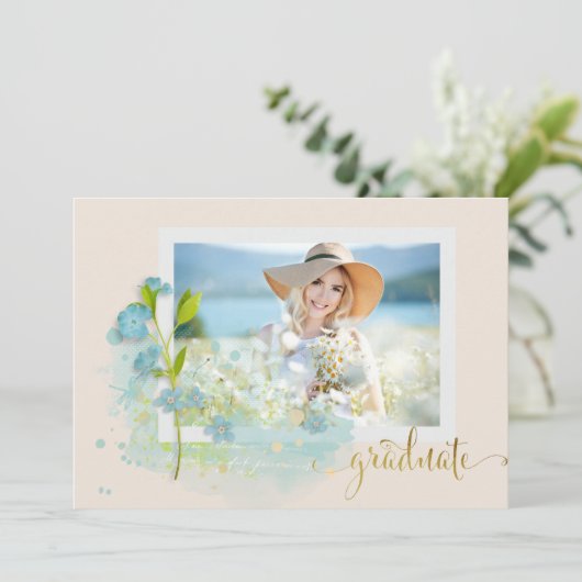 Afstuderen Uitnodiging tot opening van het  (Staand voorkant)