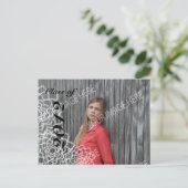 Afstuderen Uitnodiging tot opening van het (Staand voorkant)