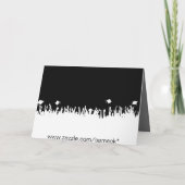 Afstuderen Uitnodiging Uw Foto Silhouette Crowd (Achterkant)