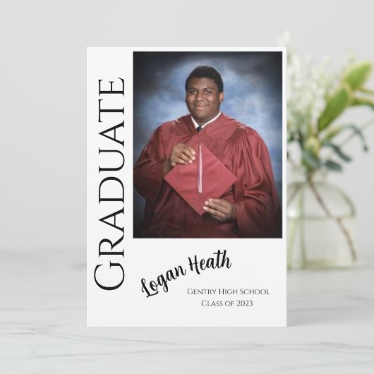 Afstuderen Uitnodiging V4 (Staand voorkant)