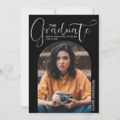 Afstuderen uitnodiging van het Afstuderen van de F (Voorkant)