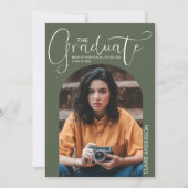 Afstuderen uitnodiging van het Afstuderen van de F (Voorkant)