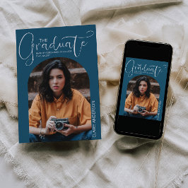 Afstuderen uitnodiging van het Afstuderen van de F