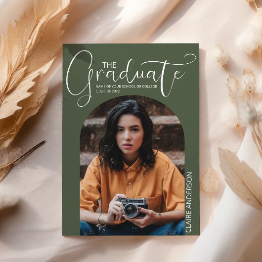 Afstuderen uitnodiging van het Afstuderen van de F