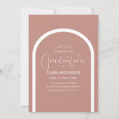 Afstuderen uitnodiging van het Afstuderen van de F (Achterkant)