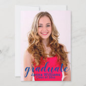 Afstuderen uitnodiging voor fotobekendmaking (Voorkant)