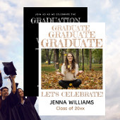 Afstuderen uitnodiging voor fotobekendmaking