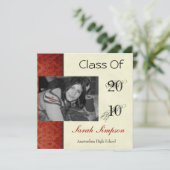 Afstuderen Uitnodigingskaart Kaart (Staand voorkant)
