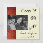 Afstuderen Uitnodigingskaart Kaart (Voorkant)