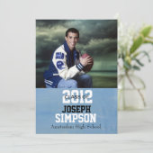 Afstuderen-uitnodigingskaarten Kaart (Staand voorkant)