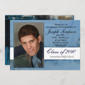 Afstuderen-uitnodigingskaarten Kaart (Voorkant / Achterkant)