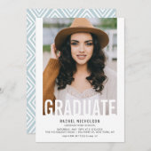 Afstuderen Uitsnede Foto Afstudeerfeest Kaart (Voorkant / Achterkant)