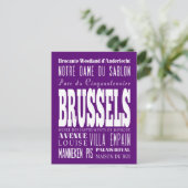 Afstuderen Unique Brussel, België Cadeau Briefkaart (Staand voorkant)