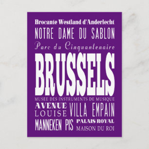 Afstuderen Unique Brussel, België Cadeau Briefkaart