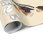 afstuderen unisex eenvoudige wrap cadeaupapier (Rol Hoek)