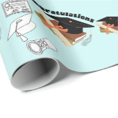 afstuderen unisex eenvoudige wrap cadeaupapier (Rol Hoek)