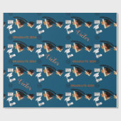 afstuderen unisex eenvoudige wrap cadeaupapier (Vlak)