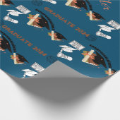 afstuderen unisex eenvoudige wrap cadeaupapier (Hoek)