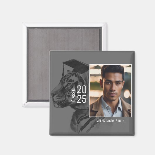 Afstuderen Uw foto toevoegen Magneet (Voorkant / Achterkant)