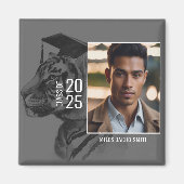 Afstuderen Uw foto toevoegen Magneet (Voorkant)