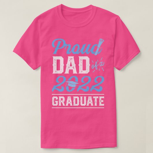 Afstuderen vader van 2022 Afstuderen hoogmoedig ve T-shirt (Design voorkant)