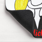 Afstuderen Valedictorische Cartoon Mousepad Muismat (Hoek)