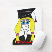 Afstuderen Valedictorische Cartoon Mousepad Muismat (Met muis)