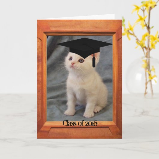 Afstuderen van 2015 kaart (Gele Bloem)