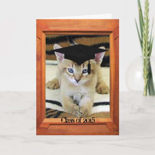 Afstuderen van 2015 kaart (Voorkant)
