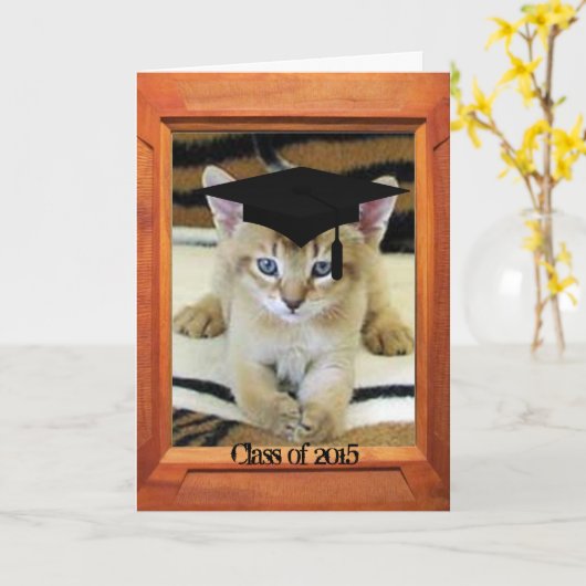 Afstuderen van 2015 kaart (Gele Bloem)