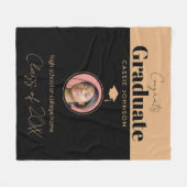 Afstuderen van 2023 fleece deken (Voorkant (Horizontaal))