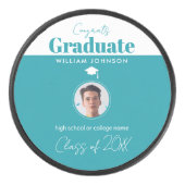 Afstuderen van 2023 hockey puck (Voorkant)