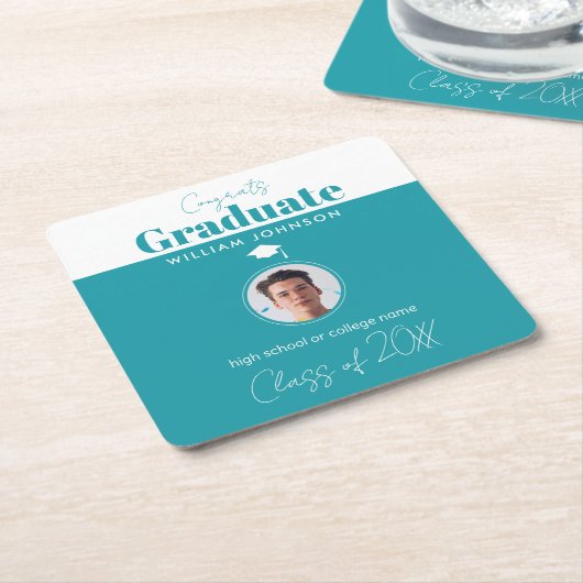 Afstuderen van 2023 kartonnen onderzetters (Schuin)