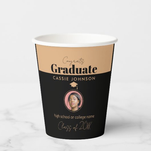 Afstuderen van 2023 papieren bekers (Voorkant)