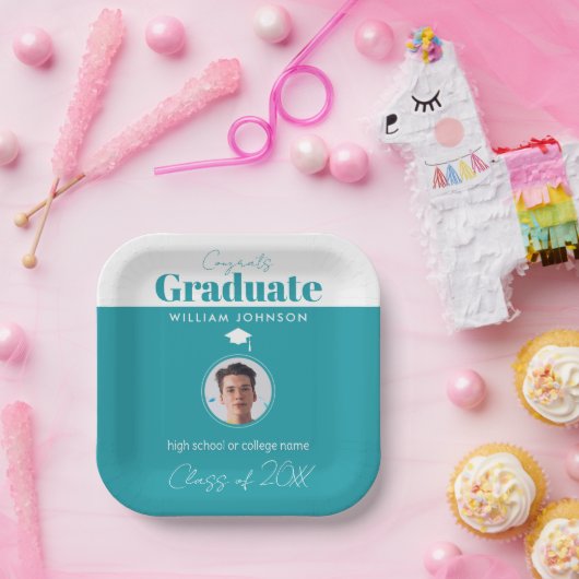 Afstuderen van 2023 papieren bordje (Feest)