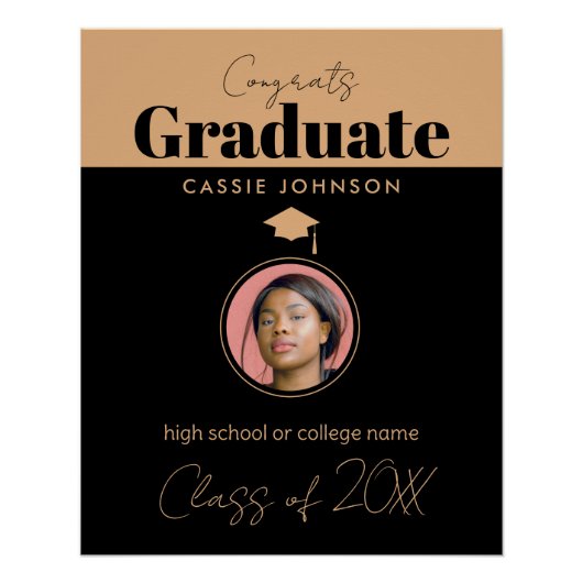 Afstuderen van 2023 perfect poster (Voorkant)