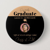 Afstuderen van 2023 ronde button 7,6 cm (Voorkant)