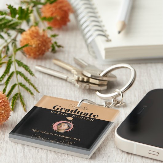 Afstuderen van 2023 sleutelhanger (Voorkant Rechts)