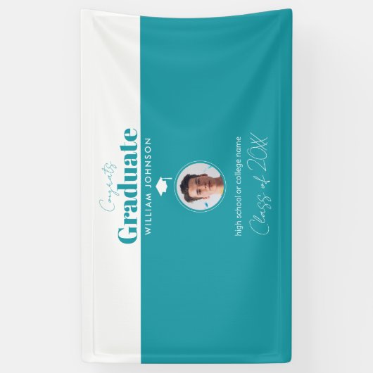 Afstuderen van 2023 spandoek (Verticaal)