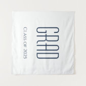 Afstuderen van 2025 minimalistisch wandkleed (Voorkant (horizontaal))