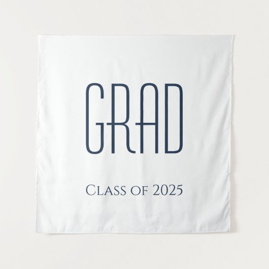 Afstuderen van 2025 minimalistisch wandkleed (Voorkant)